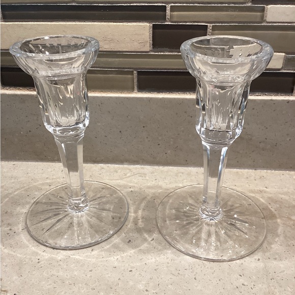🌼 Vintage Waterford Lismore Candle Holders - Picture 1 of 6